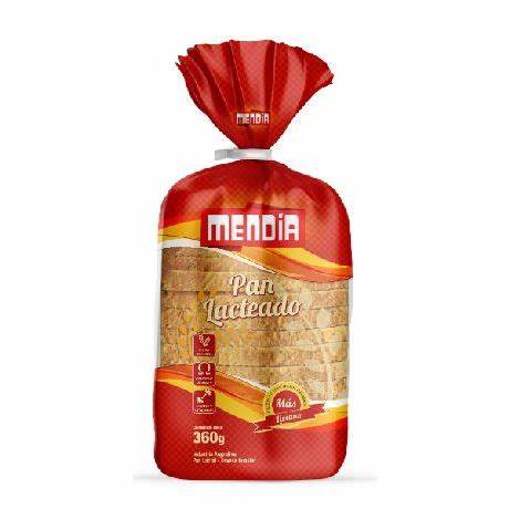 Pan Lactal Mendia X 360gr