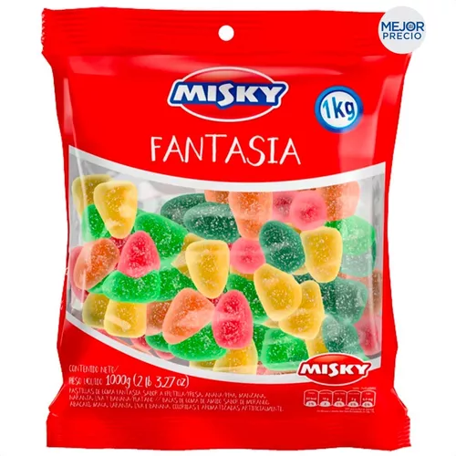 Gomitas Frutales Misky Bolsa De 1 Kg
